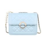 Sac matelassé perles élégant femme